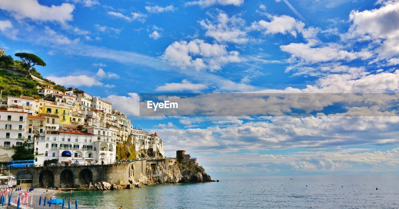 PANORAMIC VIEW OF SEA AGAINST SKY