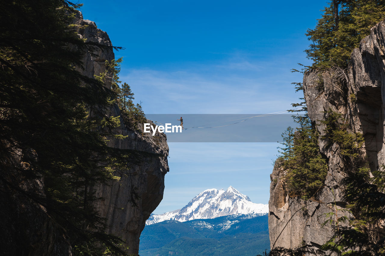 ROCK FORMATIONS AGAINST SKY