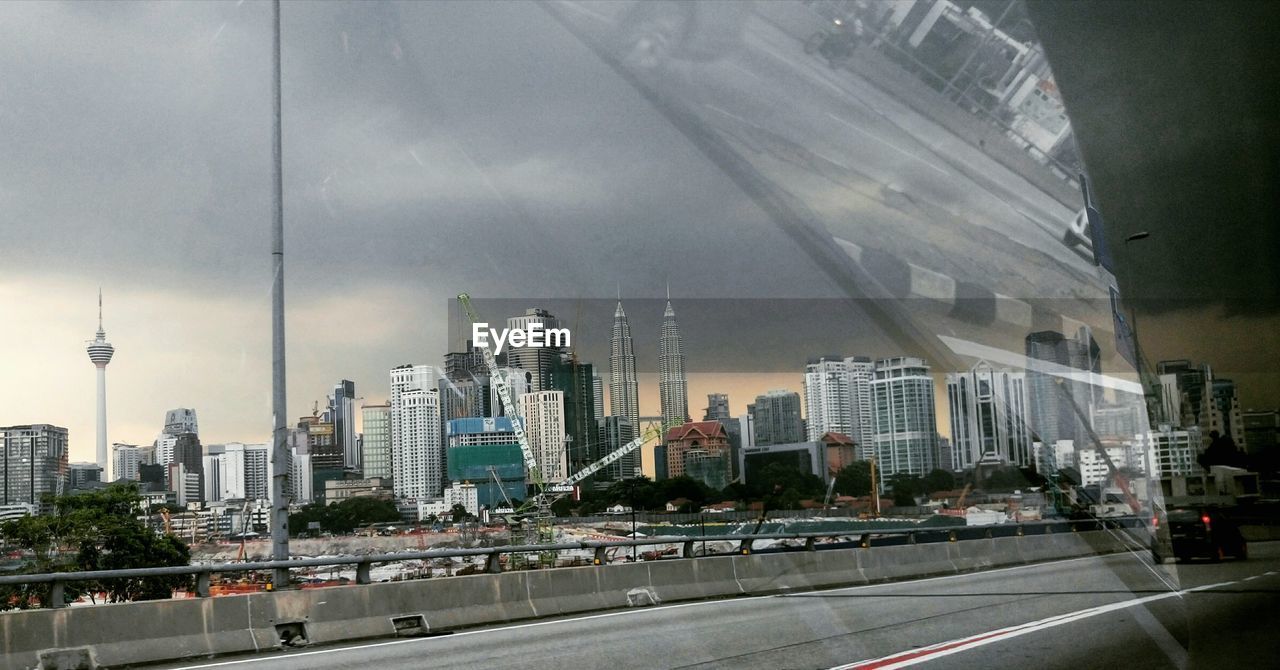 City skyline against sky