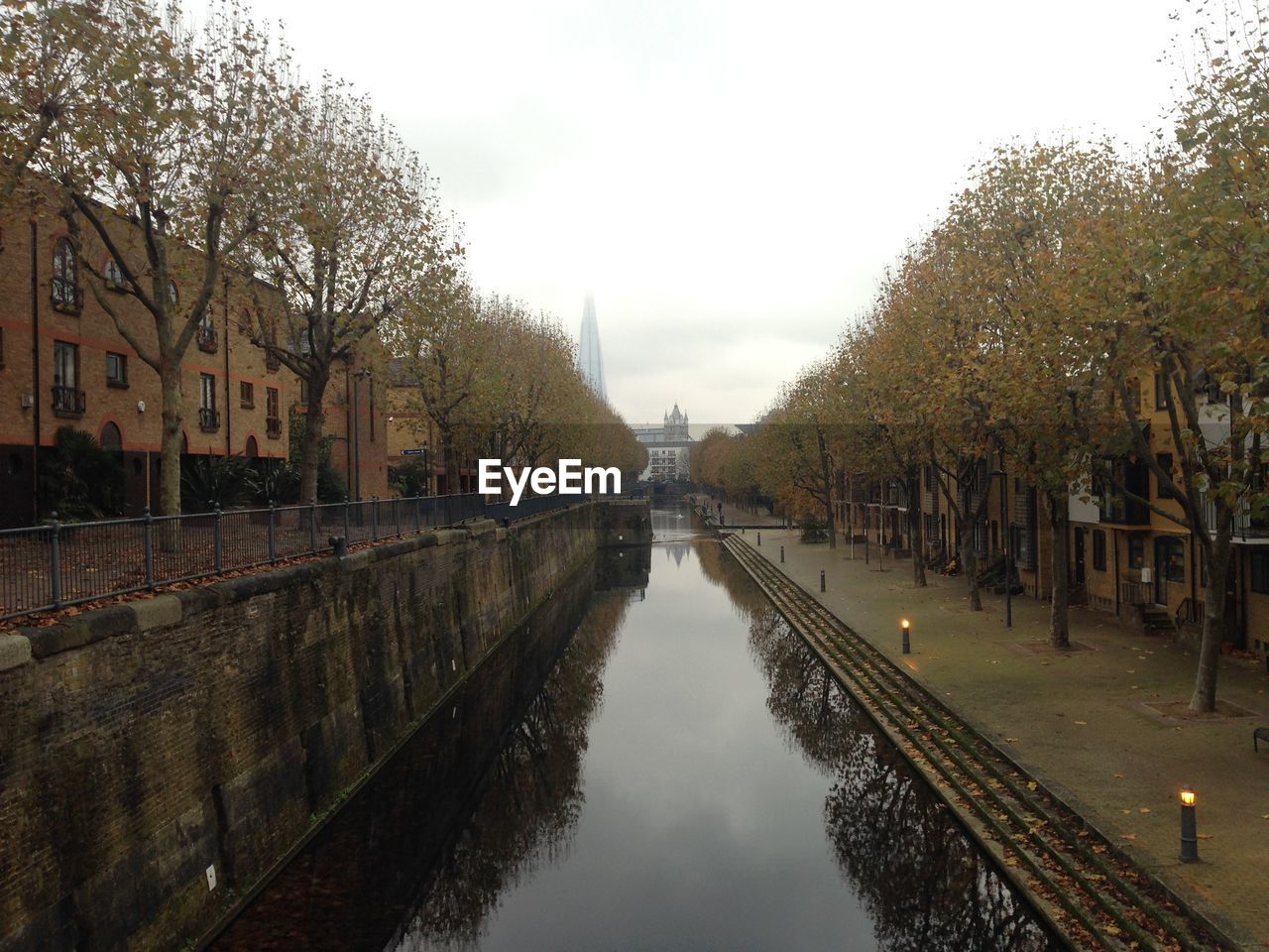 VIEW OF CANAL ALONG BUILDINGS