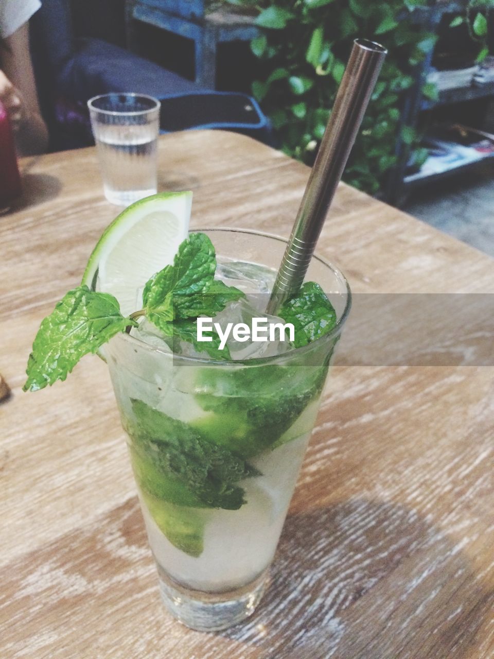 Close-up of drink on table