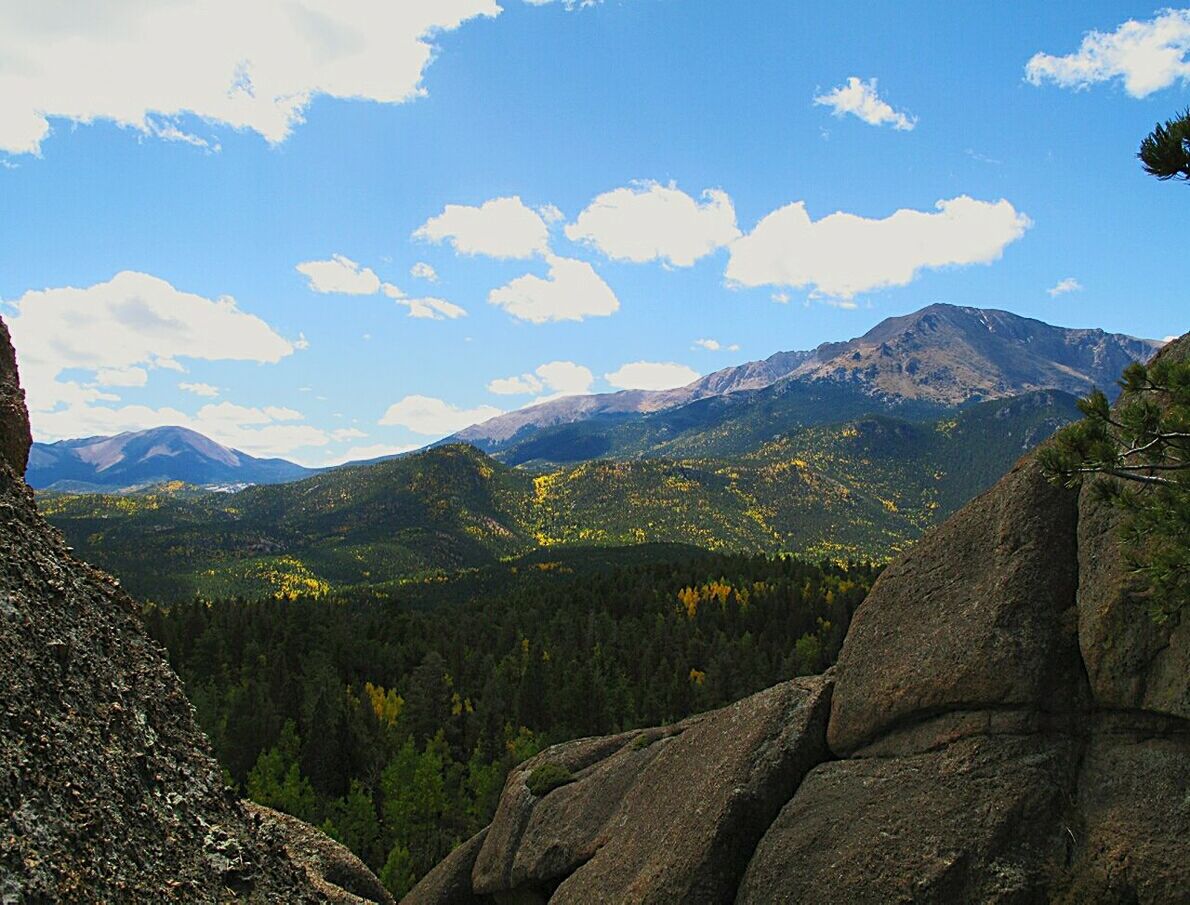 SCENIC VIEW OF MOUNTAIN RANGE