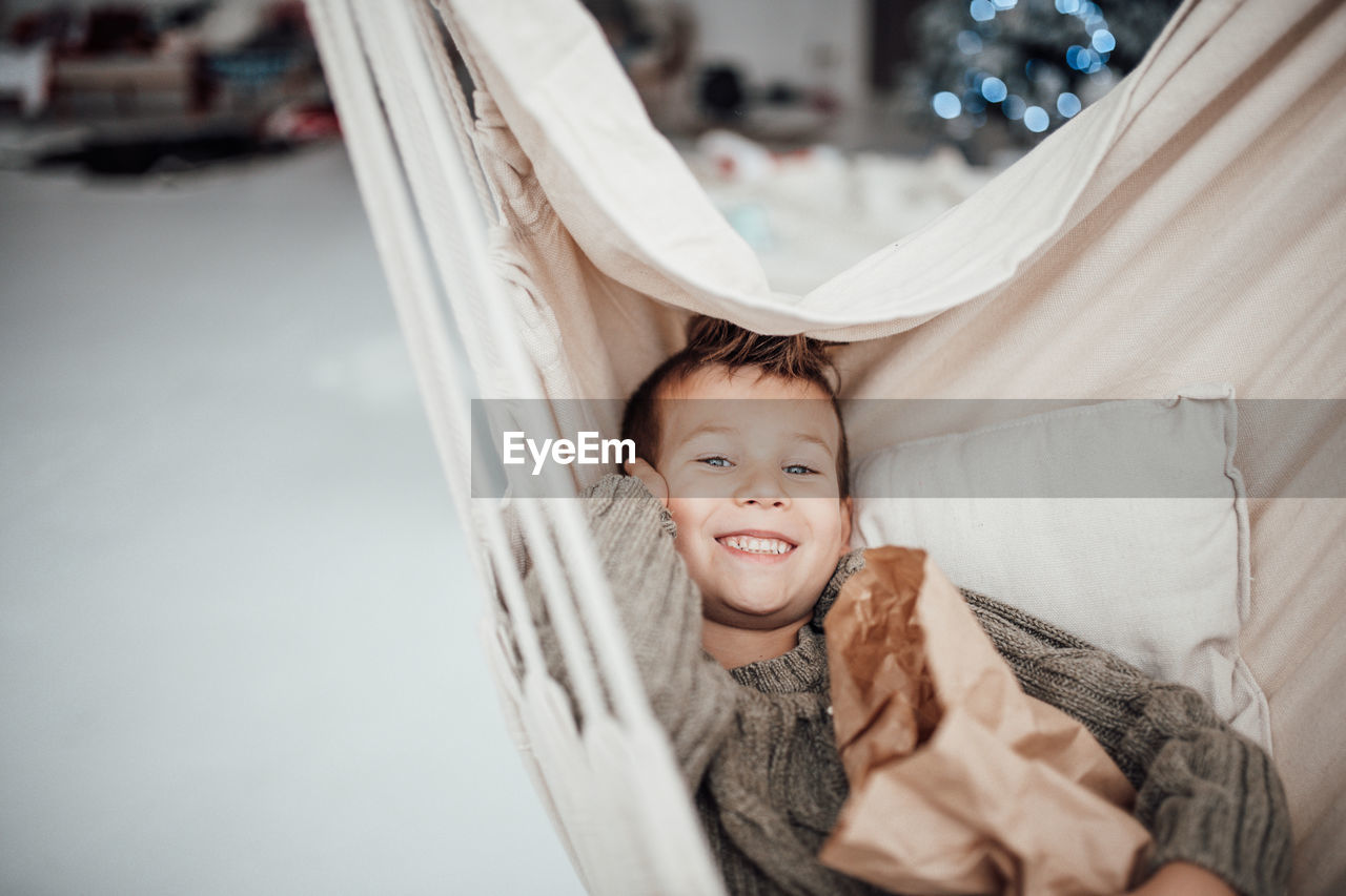 Portrait of smiling boy