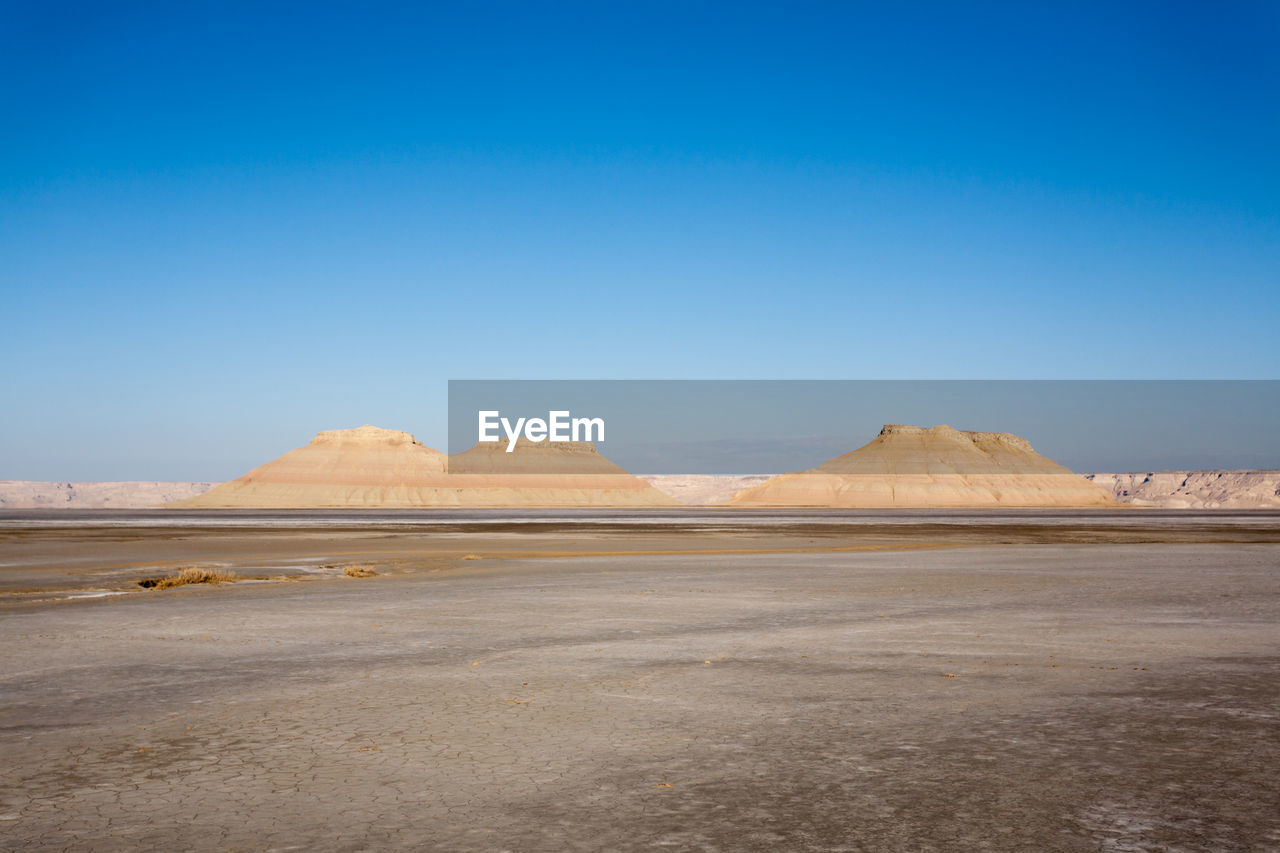 scenic view of desert against sky