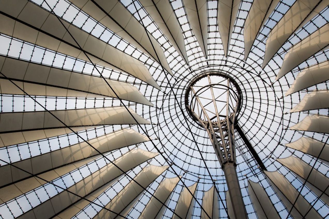 Low angle view of ceiling