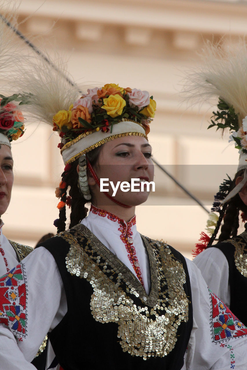 Traditional dancers during traditional festival