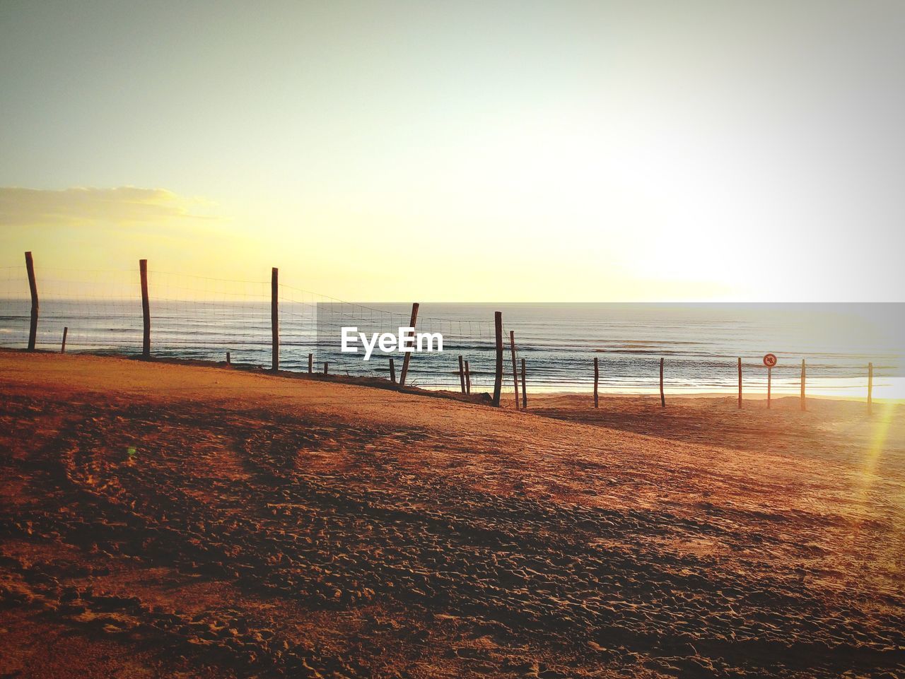 SCENIC VIEW OF BEACH AGAINST CLEAR SKY