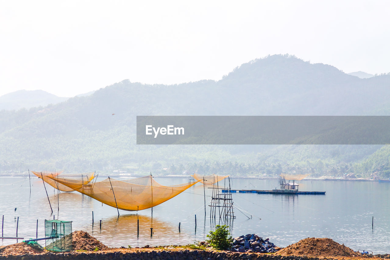 Early morning in the fishing village of quy nhon, vietnam