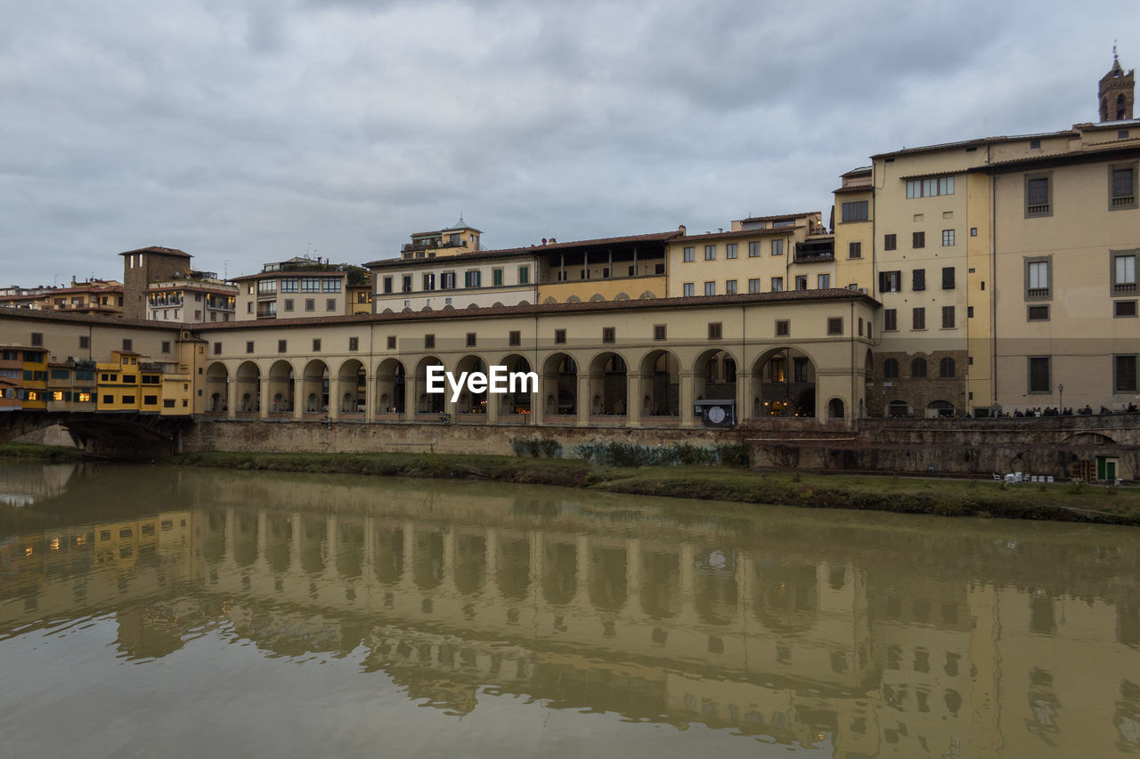 REFLECTION OF BUILDINGS ON WATER