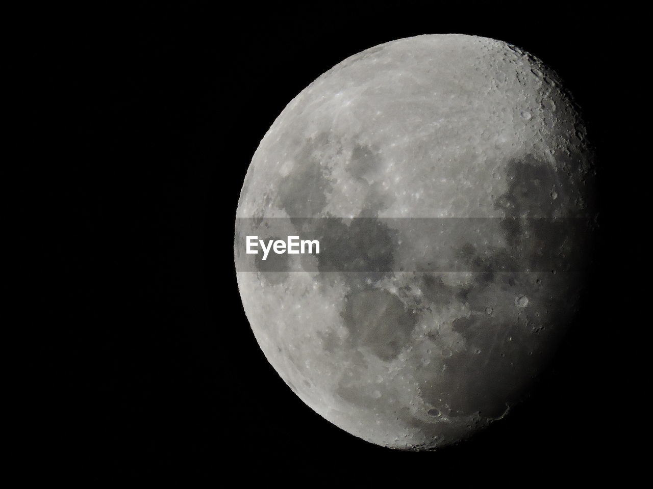 Low angle view of moon in sky