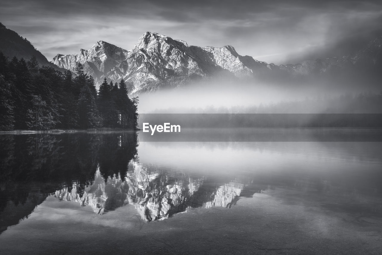 Mountain landscapes from austrian alps in springtime.