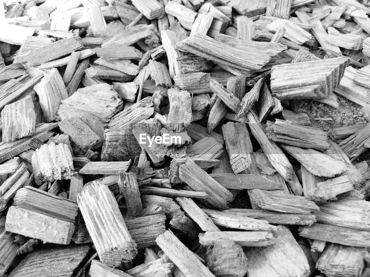 Full frame shot of firewood