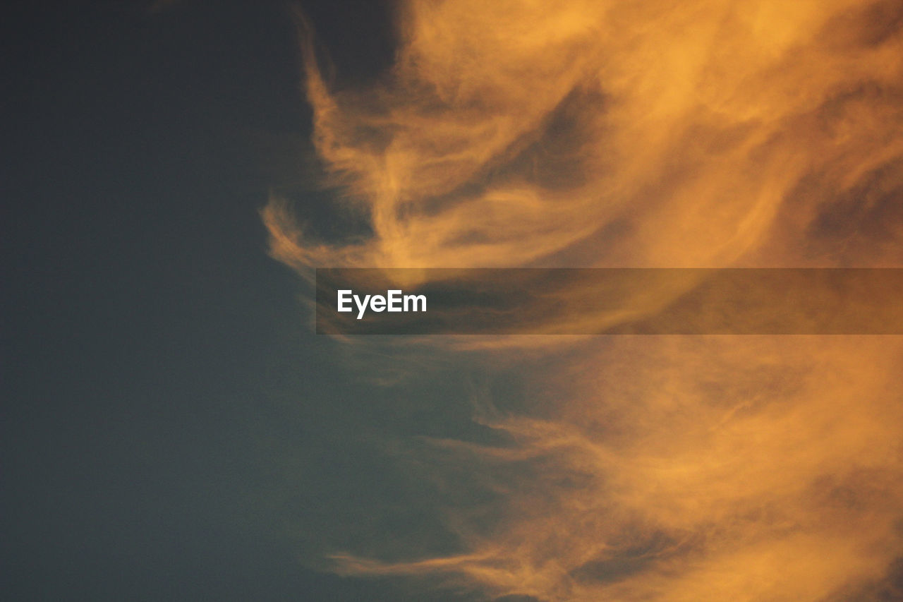 Low angle view of dramatic sky