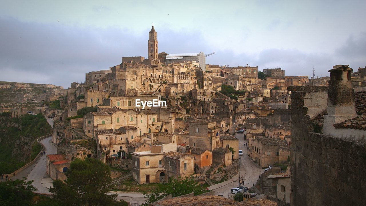 Sassi di matera against sky