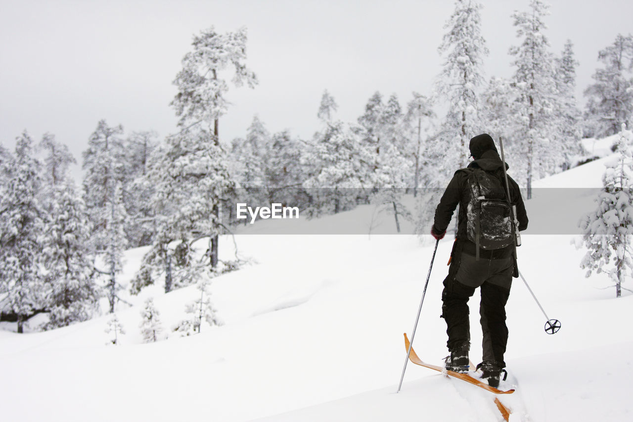 Person skiing