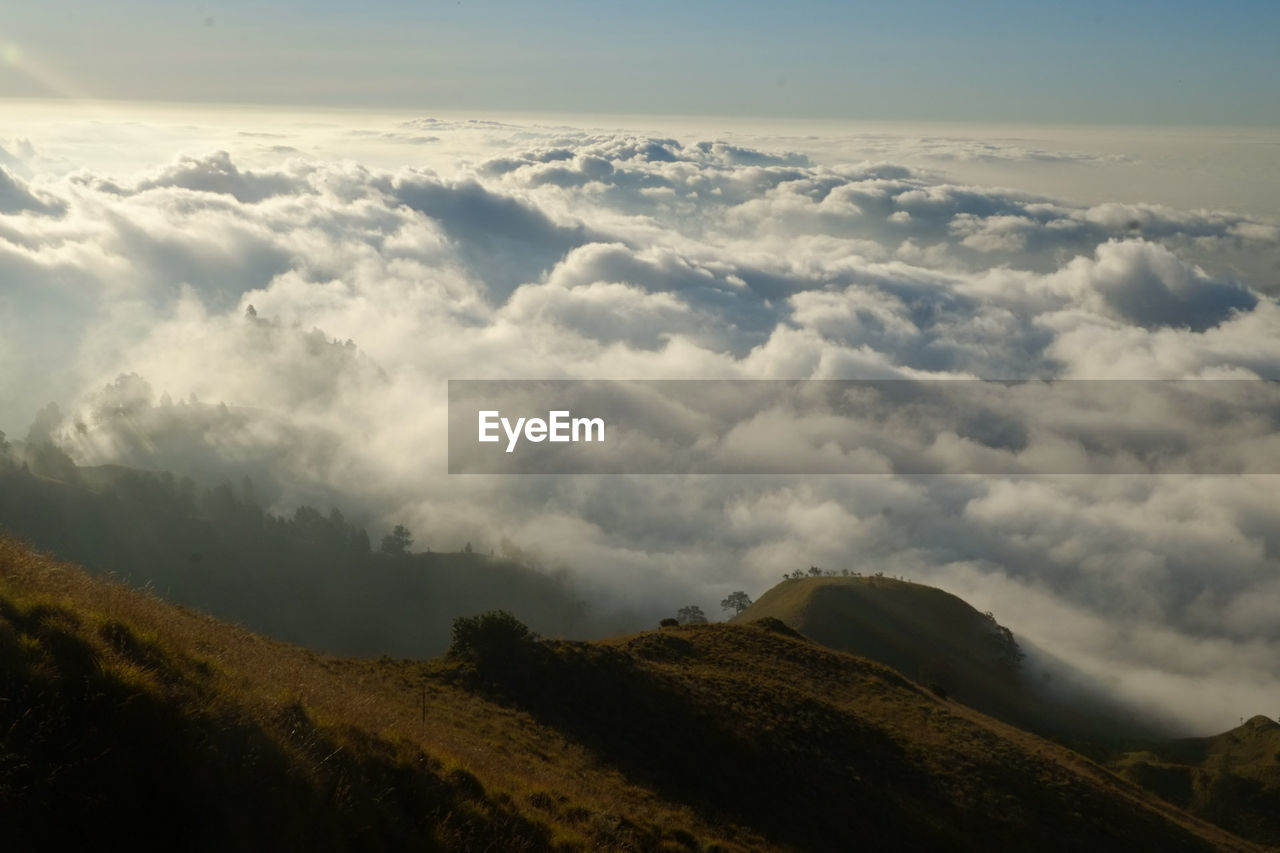 Scenic view of landscape against sky