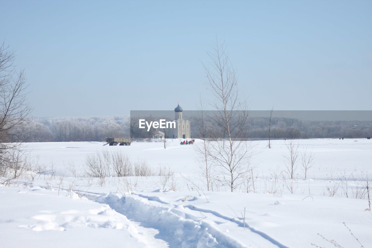 Snow covered landscape