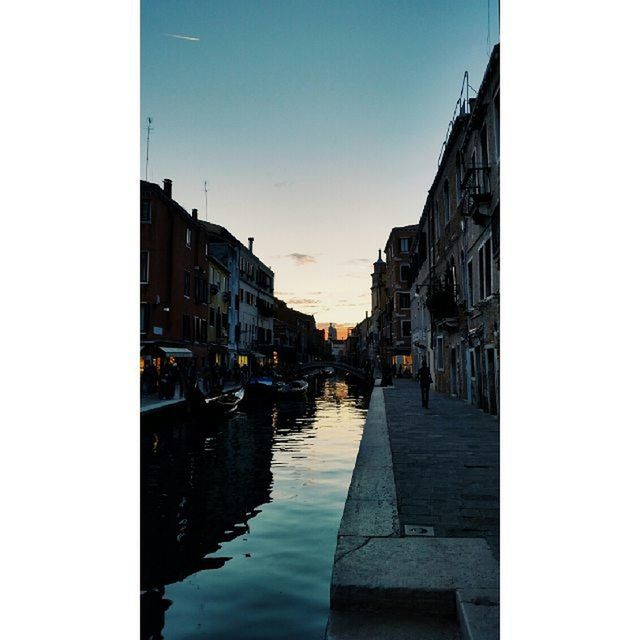 VIEW OF CANAL IN CITY