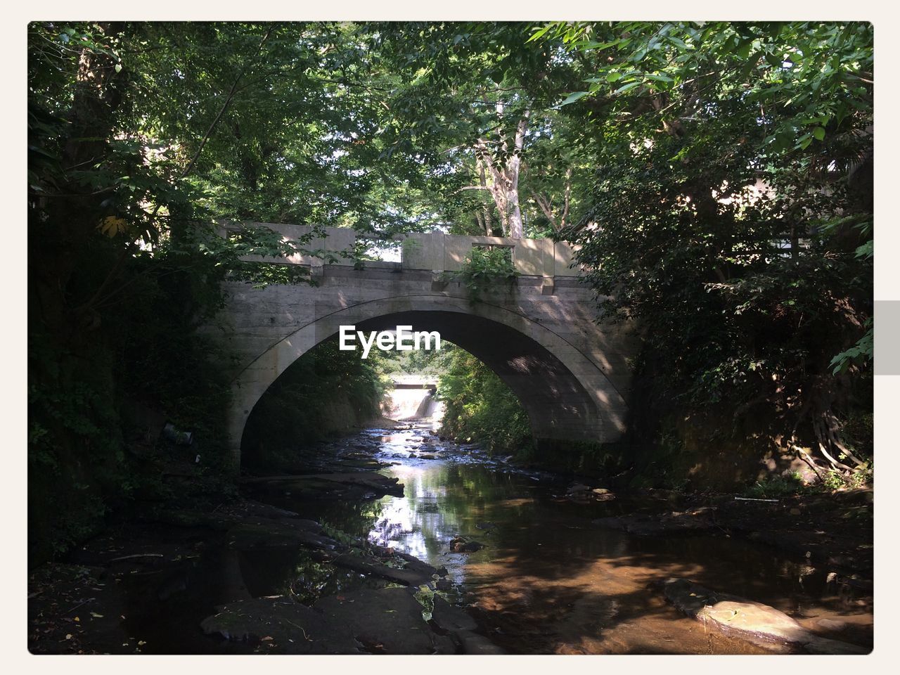 FOOTBRIDGE OVER RIVER