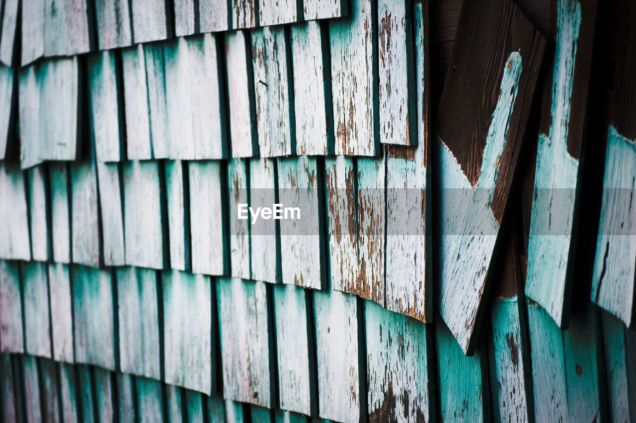 Full frame shot of wooden wall