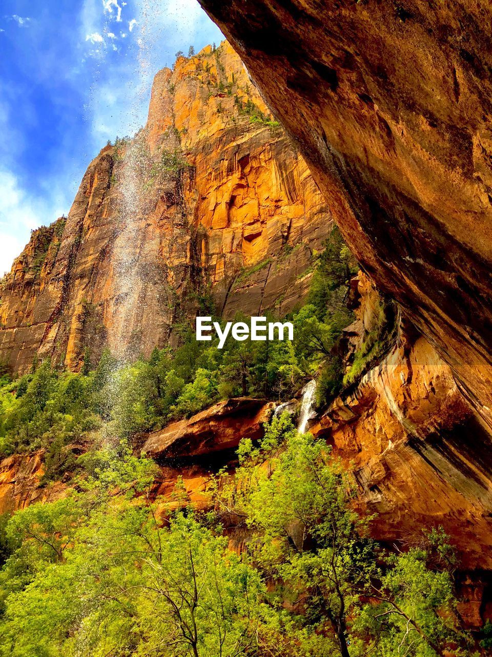 ROCK FORMATIONS IN A MOUNTAIN