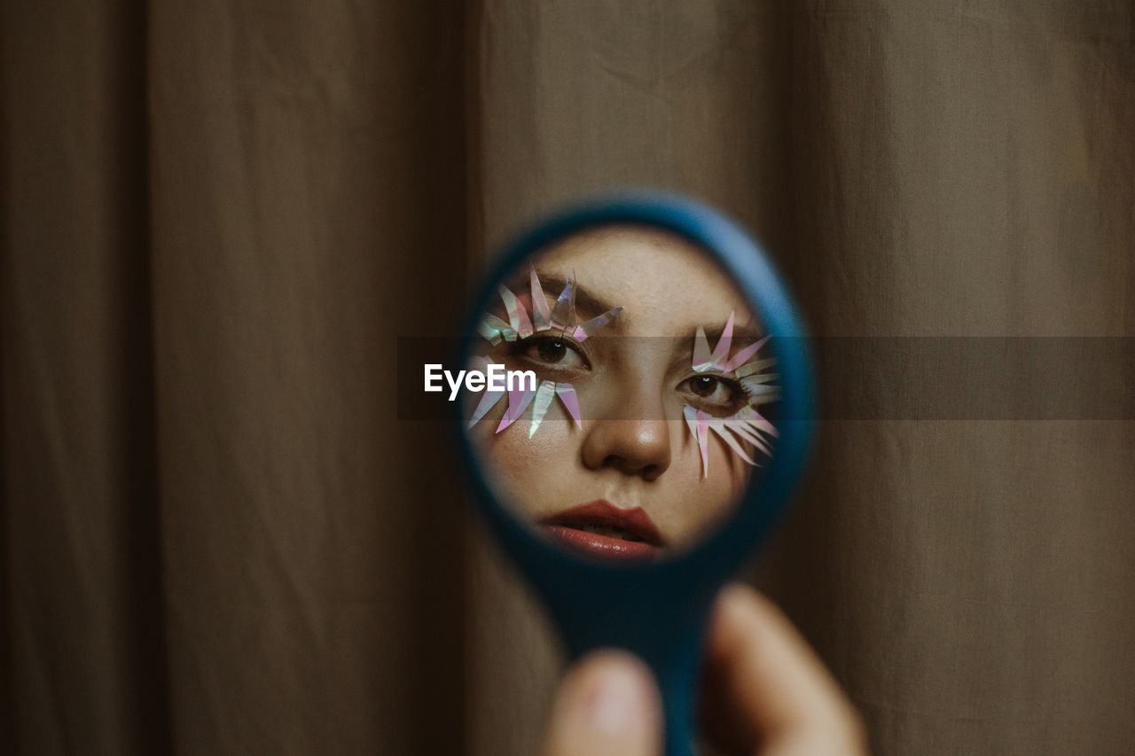 CLOSE-UP OF HUMAN EYE FACE