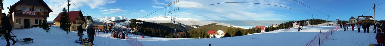 PANORAMIC VIEW OF BUILDINGS AGAINST SKY