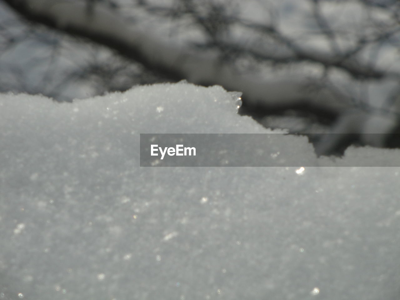 CLOSE-UP OF FROZEN WATER