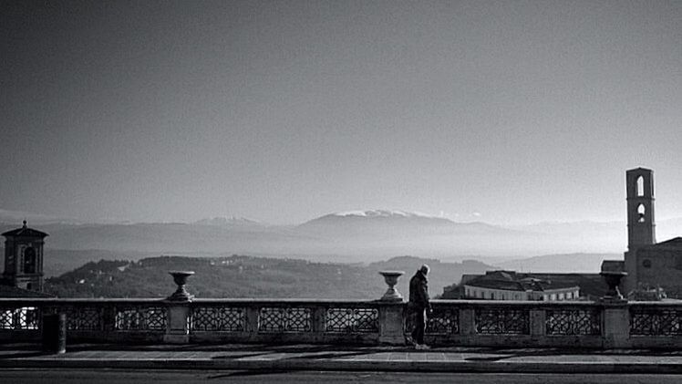 VIEW OF MOUNTAIN RANGE AGAINST SKY