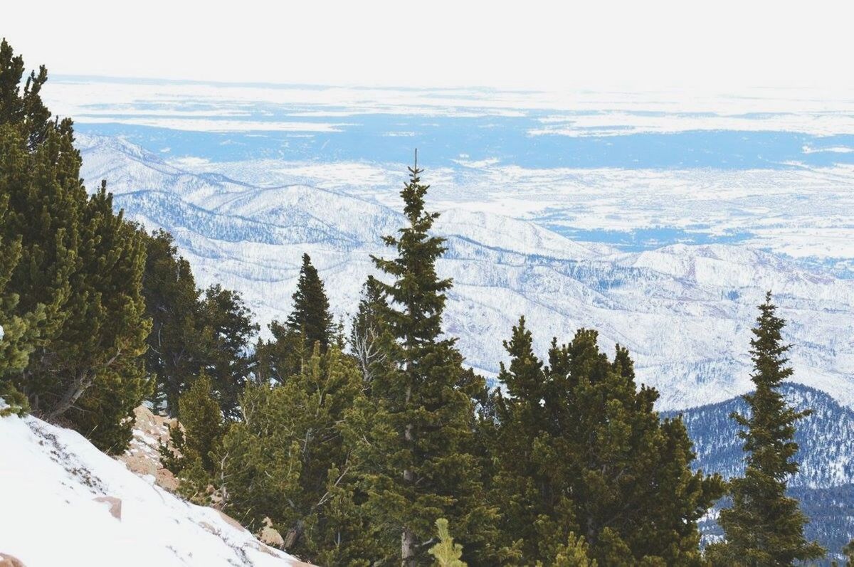 SNOW COVERED MOUNTAINS