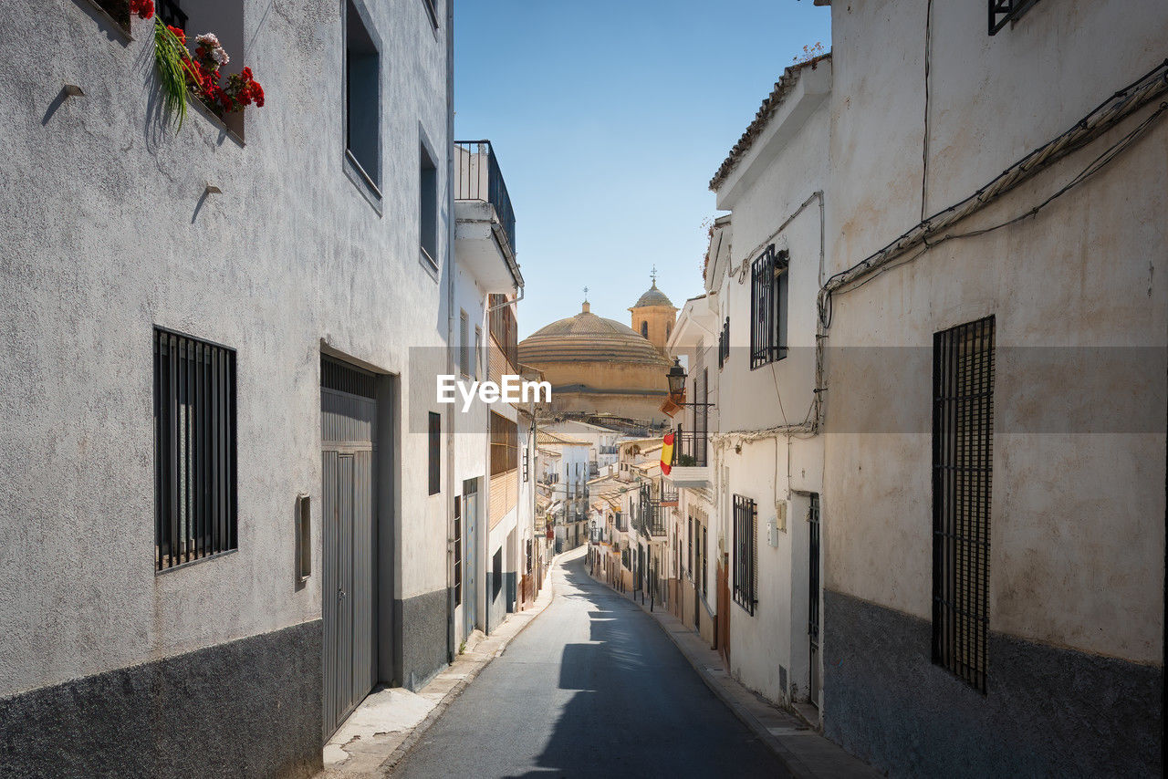 street amidst buildings