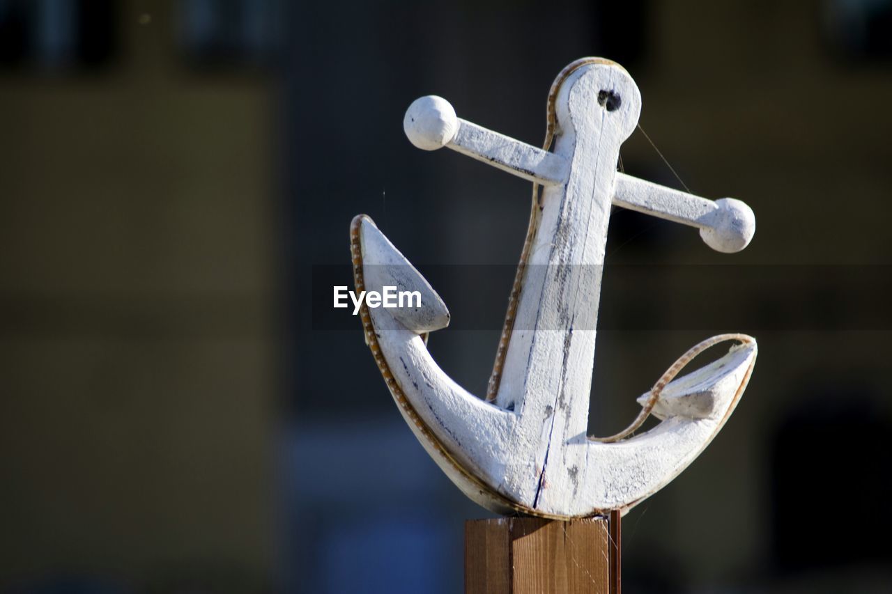Close-up of anchor