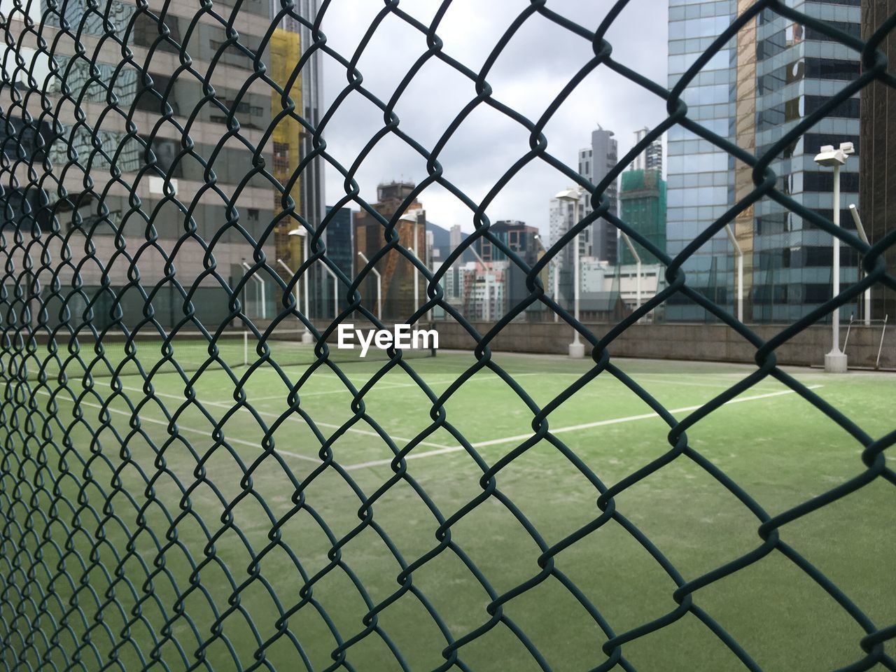 Close-up of chainlink fence