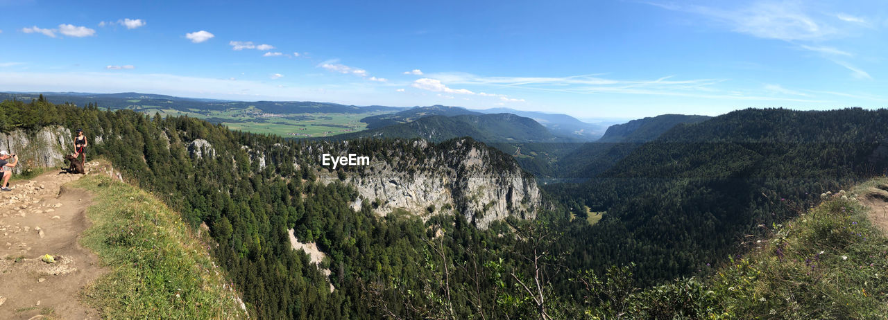 Panoramic view of landscape against sky