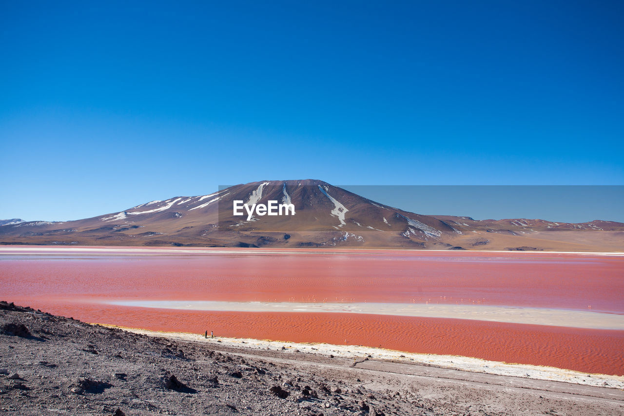 SCENIC VIEW OF DESERT AGAINST BLUE SKY