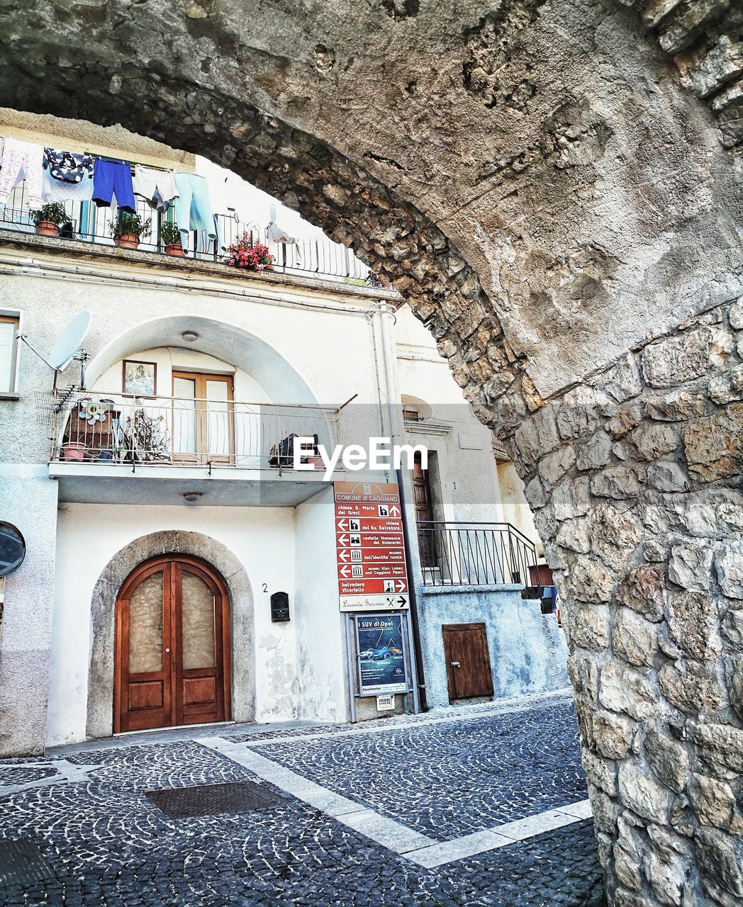 Entrance of old building