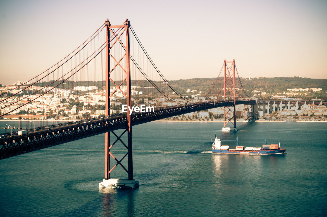 VIEW OF SUSPENSION BRIDGE