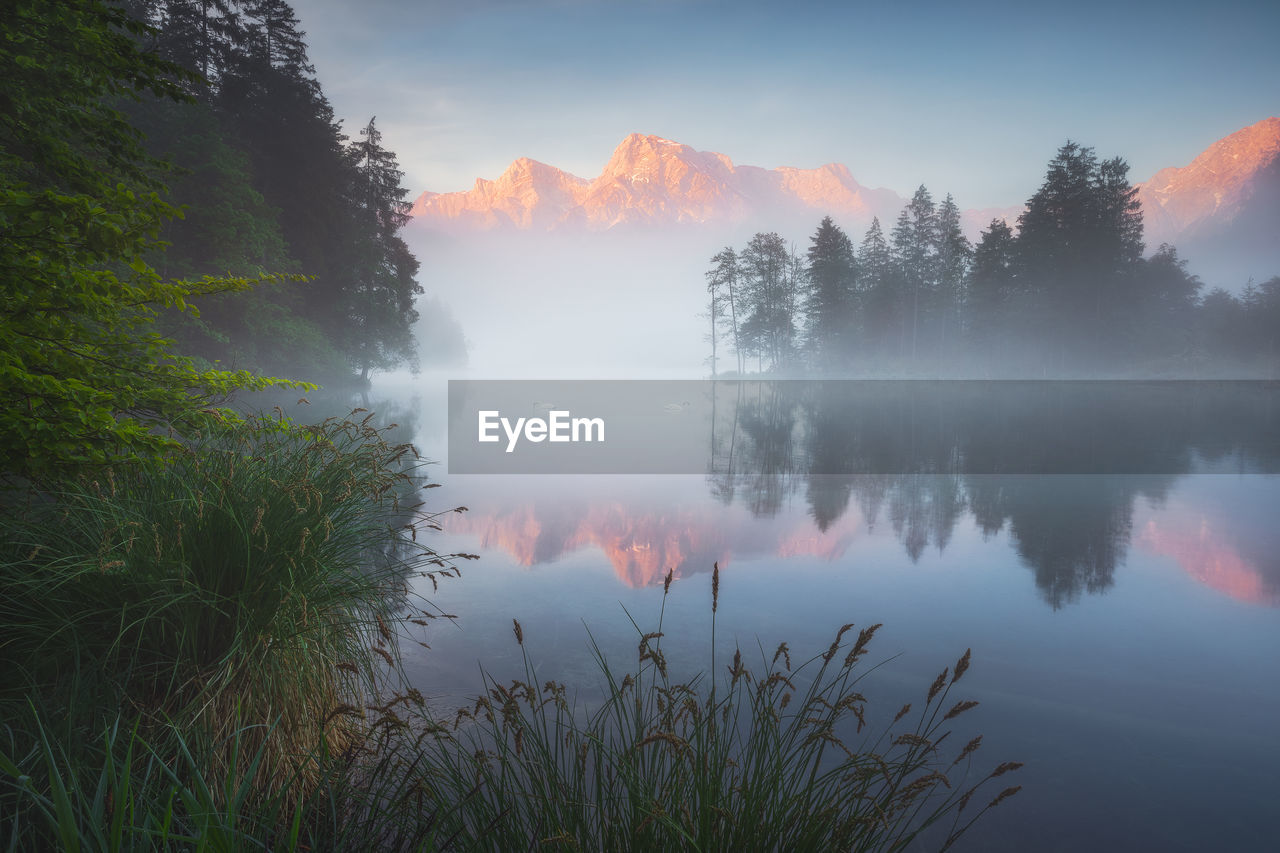 Mountain landscapes from austrian alps in springtime.