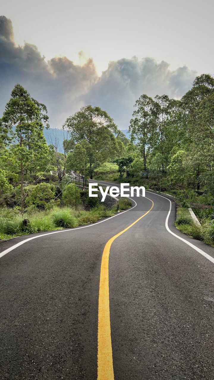 Driving on balines road