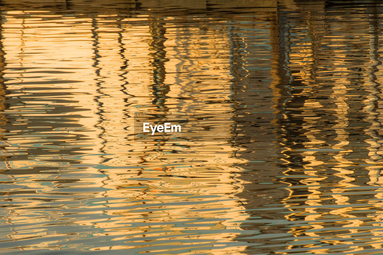 REFLECTION OF SKY IN LAKE