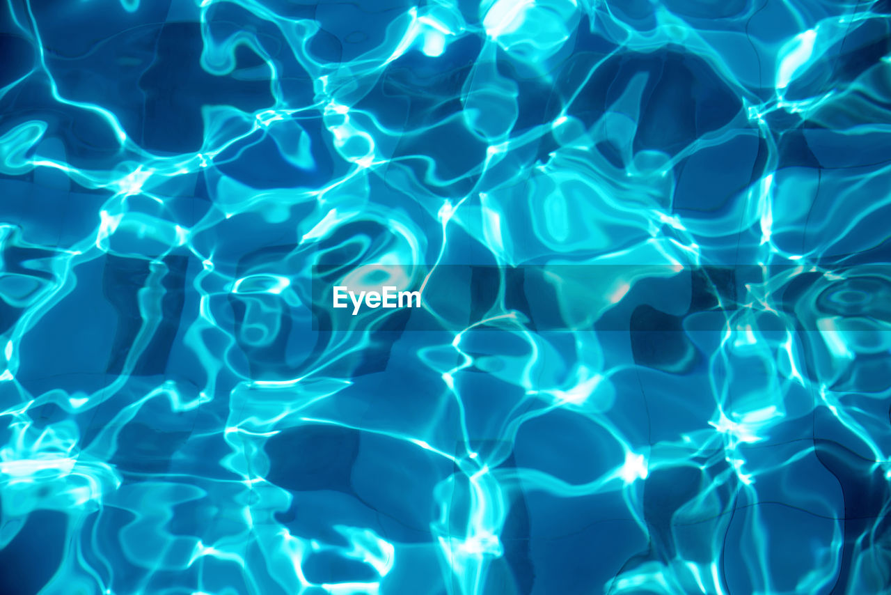 Full frame shot of water in swimming pool