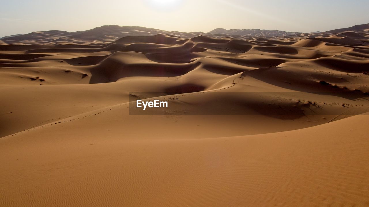 AERIAL VIEW OF DESERT