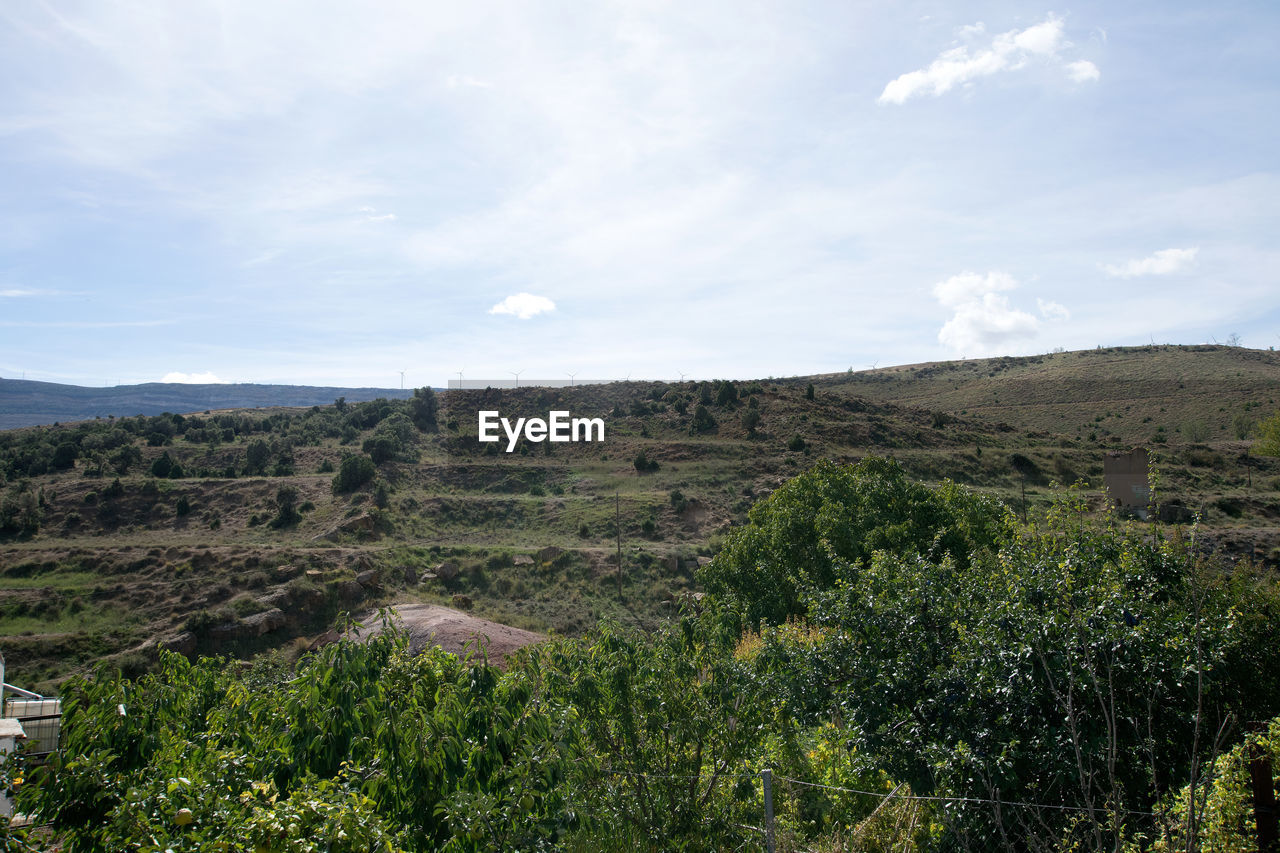 Scenic view of landscape against sky