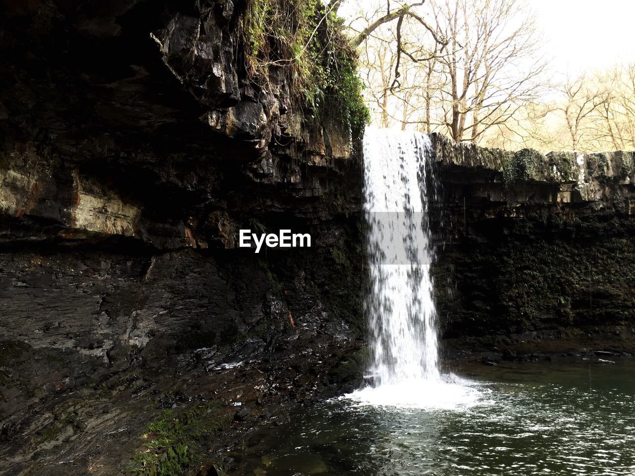 VIEW OF WATERFALL