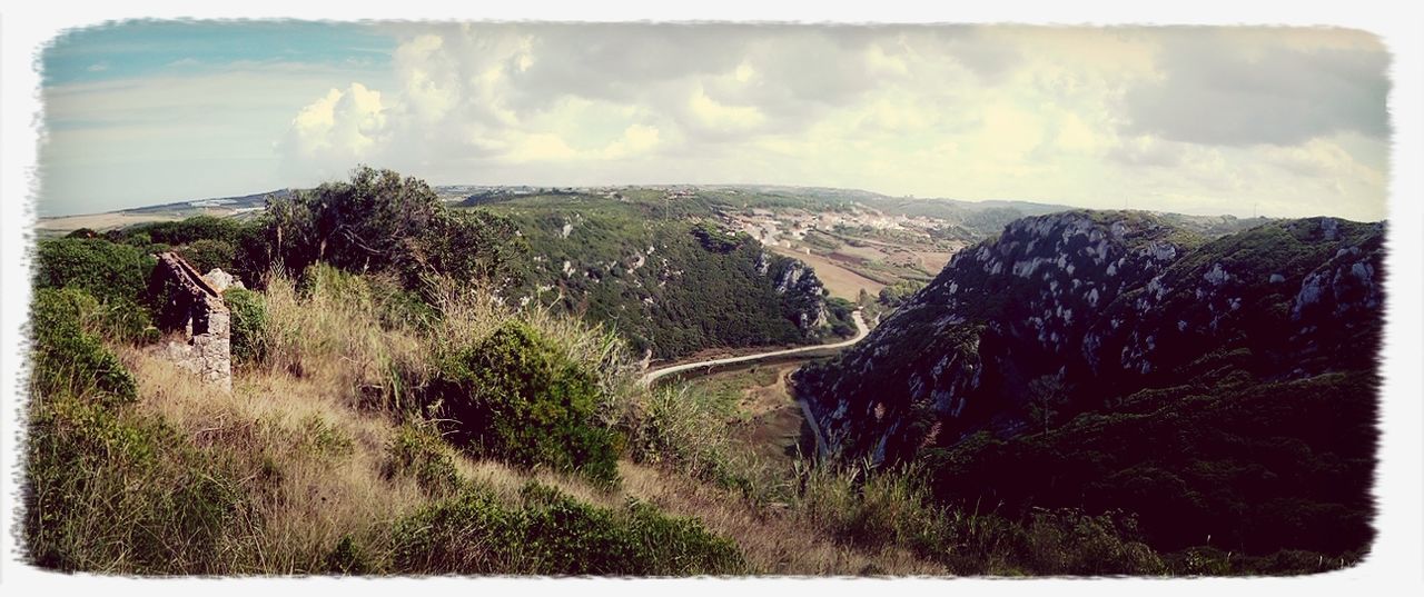 Road in hills