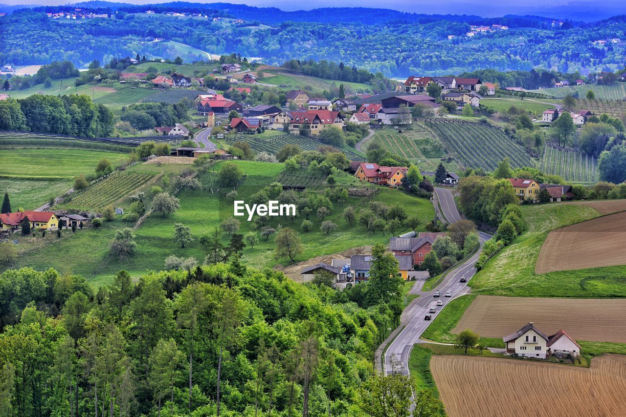 Idyllic rural scene from austria