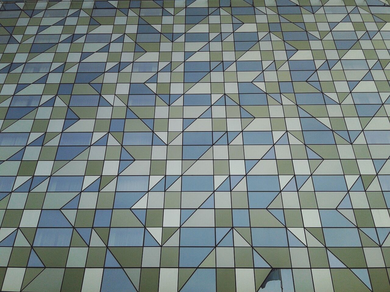 Full frame of tiled floor