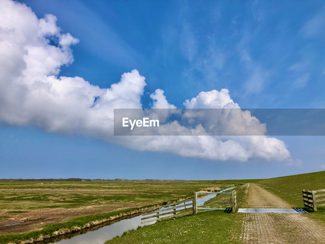 EMPTY ROAD ALONG LANDSCAPE