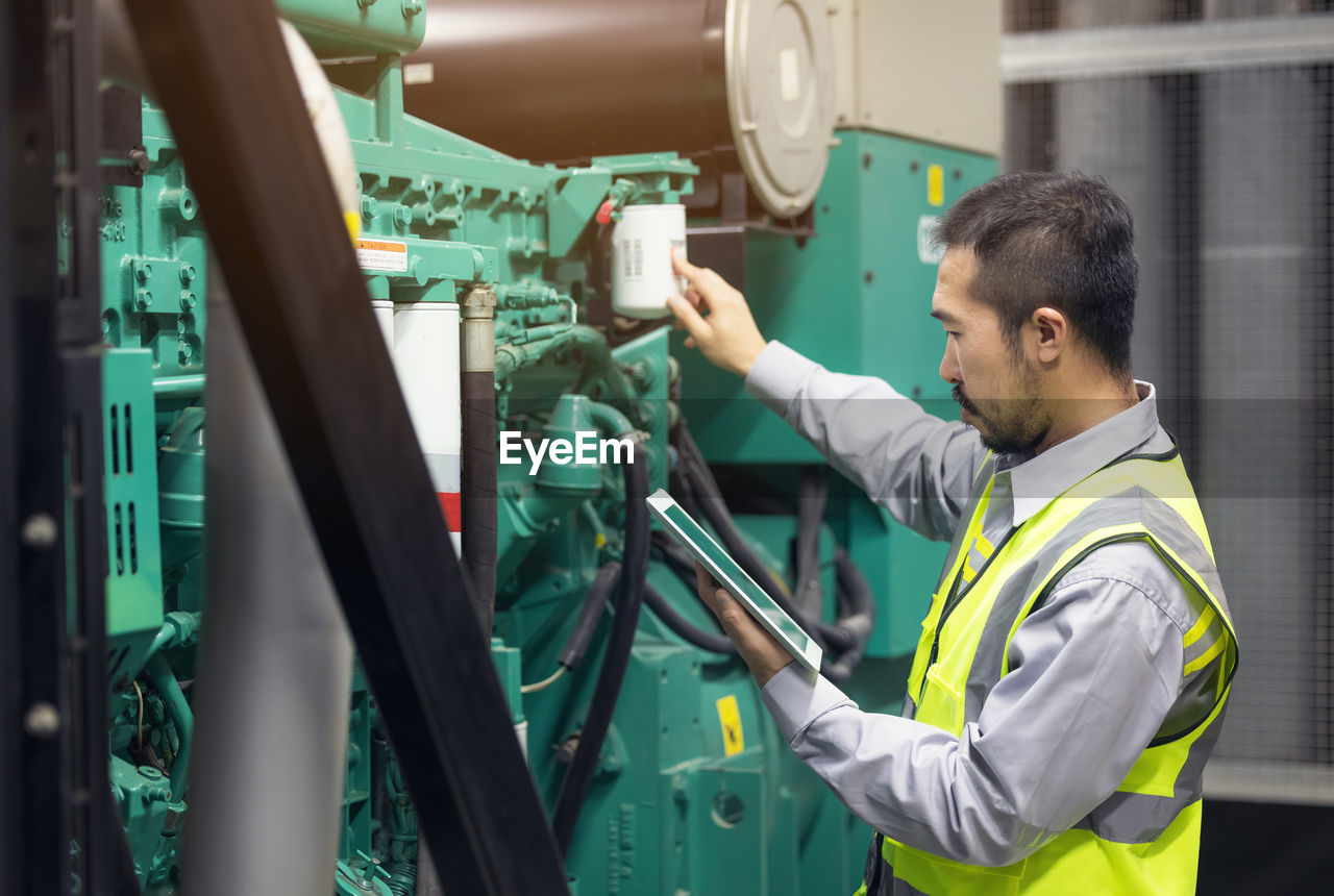 Man working in factory