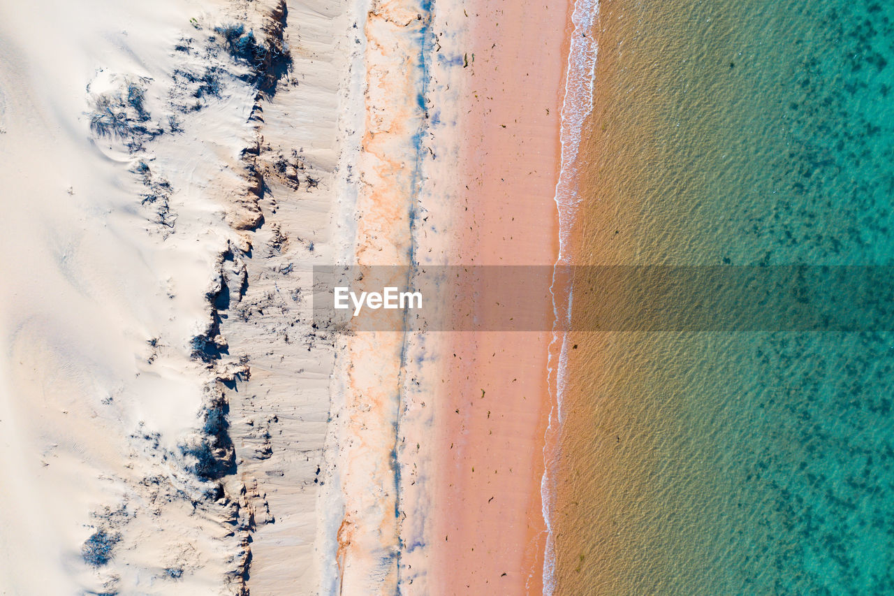 Aerial view of beach